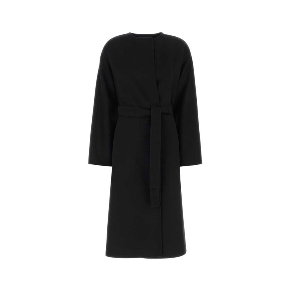 Gucci Women Black Wool Blend Coat